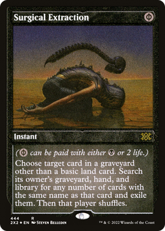 Surgical Extraction (Foil Etched) (444) [Double Masters 2022] foil - Deck Out Gaming