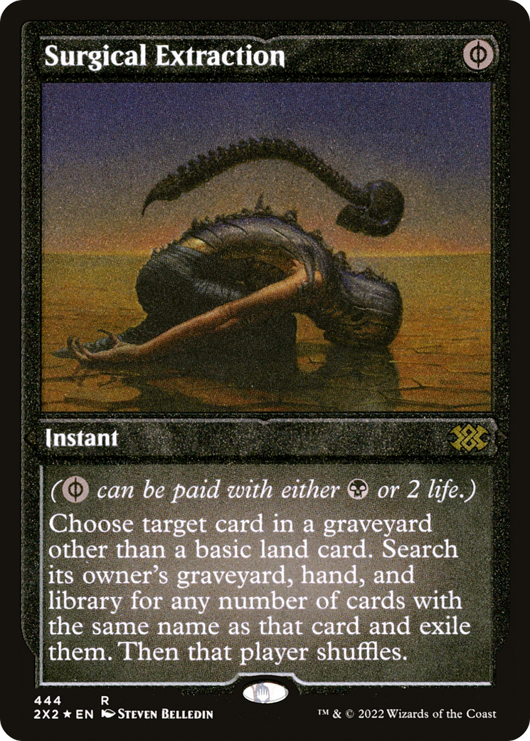 Surgical Extraction (Foil Etched) (444) [Double Masters 2022] foil - Deck Out Gaming
