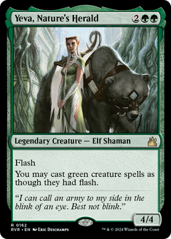 Yeva, Nature's Herald (162) [Ravnica Remastered] - Deck Out Gaming