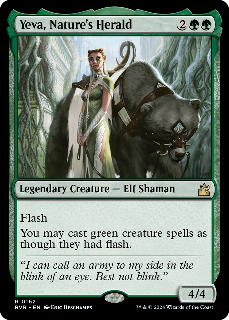 Yeva, Nature's Herald (162) [Ravnica Remastered] - Deck Out Gaming
