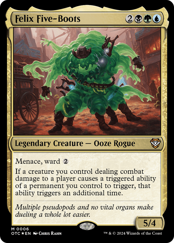 Felix Five-Boots (6) [Outlaws of Thunder Junction Commander] foil - Deck Out Gaming