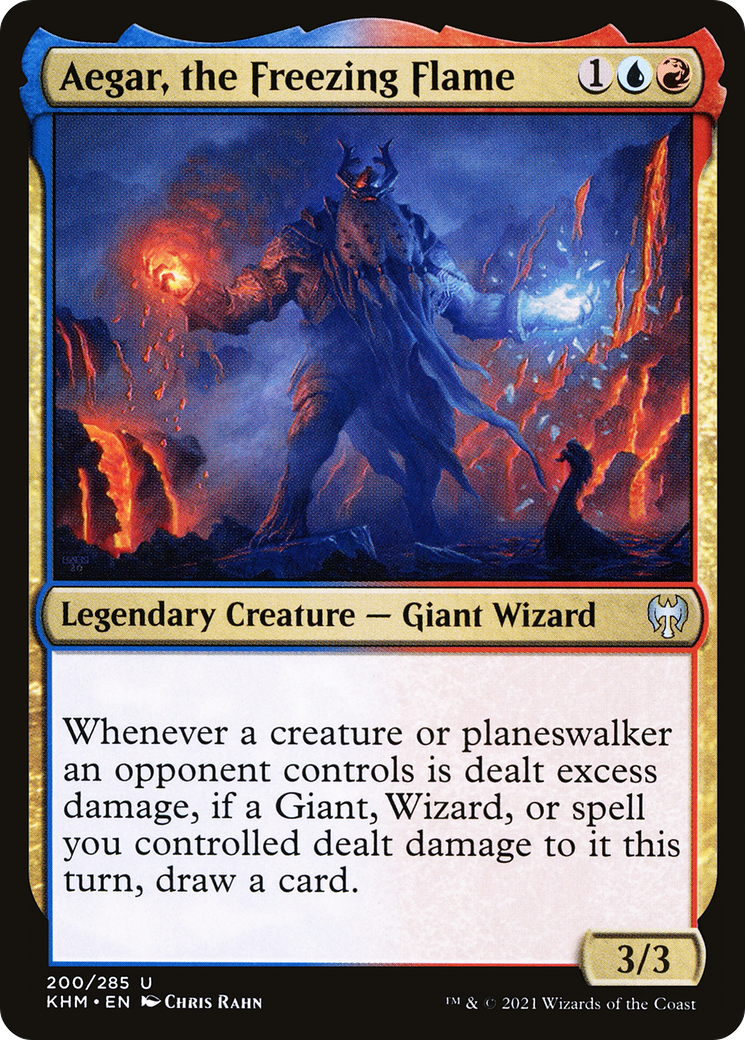 Aegar, the Freezing Flame (200) [Kaldheim] foil - Deck Out Gaming