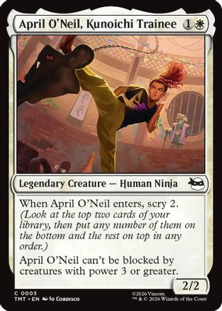 April O'Neil, Kunoichi Trainee (3) [Teenage Mutant Ninja Turtles] - Deck Out Gaming