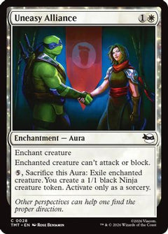 Uneasy Alliance (28) [Teenage Mutant Ninja Turtles] foil - Deck Out Gaming