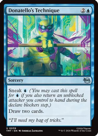Donatello's Technique (39) [Teenage Mutant Ninja Turtles] foil - Deck Out Gaming
