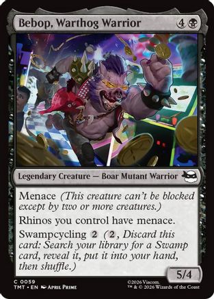 Bebop, Warthog Warrior (59) [Teenage Mutant Ninja Turtles] foil - Deck Out Gaming
