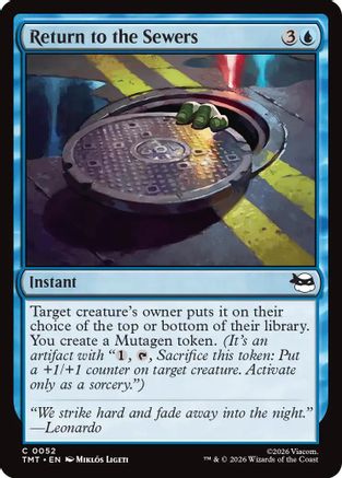 Return to the Sewers (52) [Teenage Mutant Ninja Turtles] - Deck Out Gaming