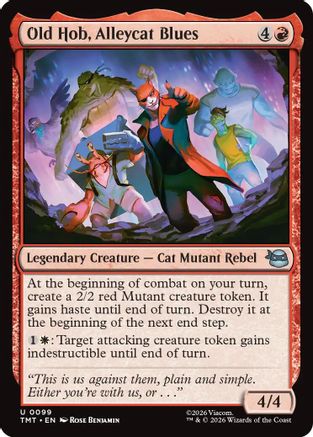 Old Hob, Alleycat Blues (99) [Teenage Mutant Ninja Turtles] - Deck Out Gaming