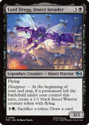 Lord Dregg, Insect Invader (65) [Teenage Mutant Ninja Turtles] - Deck Out Gaming