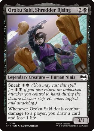 Oroku Saki, Shredder Rising (68) [Teenage Mutant Ninja Turtles] - Deck Out Gaming