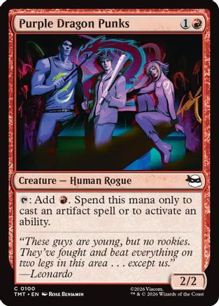 Purple Dragon Punks (100) [Teenage Mutant Ninja Turtles] foil - Deck Out Gaming