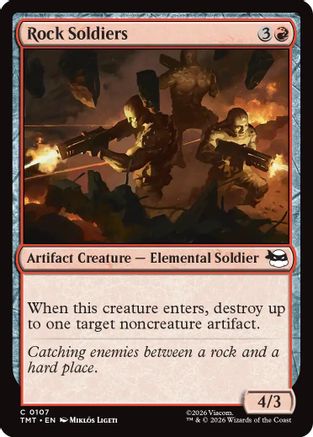 Rock Soldiers (107) [Teenage Mutant Ninja Turtles] - Deck Out Gaming