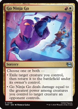 Go Ninja Go (149) [Teenage Mutant Ninja Turtles] foil - Deck Out Gaming