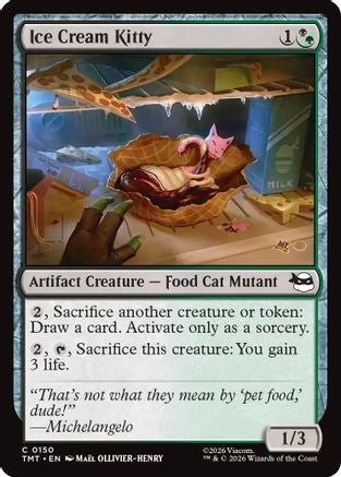 Ice Cream Kitty (150) [Teenage Mutant Ninja Turtles] foil - Deck Out Gaming