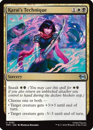 Karai's Technique (152) [Teenage Mutant Ninja Turtles] foil - Deck Out Gaming