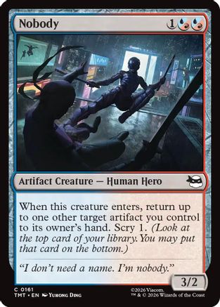 Nobody (161) [Teenage Mutant Ninja Turtles] foil - Deck Out Gaming