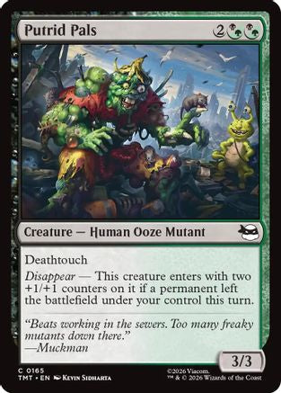 Putrid Pals (165) [Teenage Mutant Ninja Turtles] foil - Deck Out Gaming