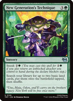 New Generation's Technique (126) [Teenage Mutant Ninja Turtles] foil - Deck Out Gaming