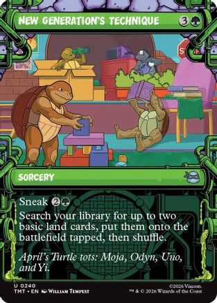 New Generation's Technique (Showcase) (240) [Teenage Mutant Ninja Turtles] - Deck Out Gaming