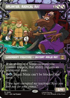 Splinter, Radical Rat (Showcase) (251) [Teenage Mutant Ninja Turtles] - Deck Out Gaming