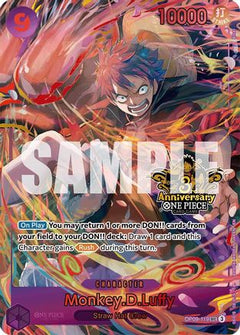 Monkey.D.Luffy (Japanese Version 3rd Anniversary Set) (OP09-119) [One Piece Promotion Cards] Foil-1