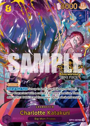 Charlotte Katakuri (Japanese Version 3rd Anniversary Set) (OP11-067) [One Piece Promotion Cards] Foil-1