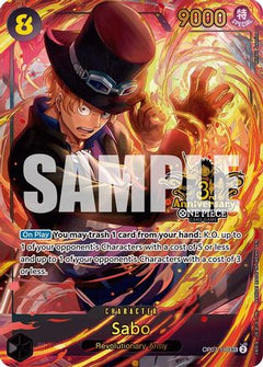 Sabo (Japanese Version 3rd Anniversary Set) (OP07-118) [One Piece Promotion Cards] Foil-1