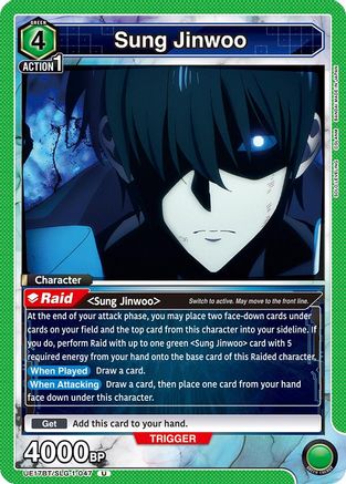 Sung Jinwoo (047) (UE17BT/SLG-1-047) [UE17BT: SOLO LEVELING] - Deck Out Gaming