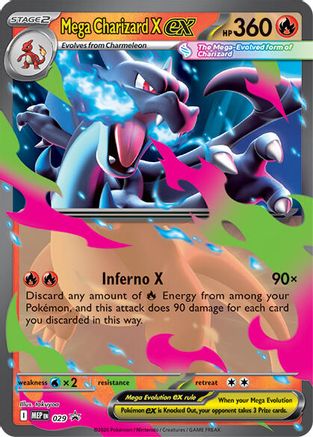 Mega Charizard X ex - 029 (29) [ME: Mega Evolution Promo] Holofoil - Deck Out Gaming
