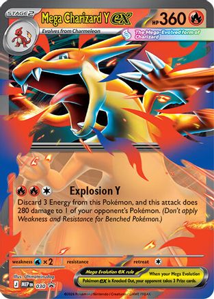 Mega Charizard Y ex - 030 (30) [ME: Mega Evolution Promo] Holofoil - Deck Out Gaming