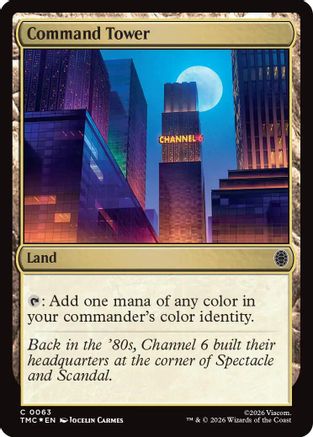 Command Tower (Surge Foil) (63) [Commander: Teenage Mutant Ninja Turtles] foil - Deck Out Gaming