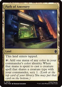 Path of Ancestry (Surge Foil) (70) [Commander: Teenage Mutant Ninja Turtles] foil - Deck Out Gaming
