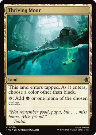 Thriving Moor (Surge Foil) (79) [Commander: Teenage Mutant Ninja Turtles] foil - Deck Out Gaming