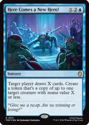 Here Comes a New Hero! (Surge Foil) (11) [Commander: Teenage Mutant Ninja Turtles] foil - Deck Out Gaming