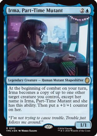 Irma, Part-Time Mutant (Surge Foil) (12) [Commander: Teenage Mutant Ninja Turtles] foil - Deck Out Gaming