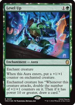 Level Up (Surge Foil) (31) [Commander: Teenage Mutant Ninja Turtles] foil - Deck Out Gaming