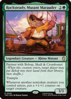 Rocksteady, Mutant Marauder (Surge Foil) (33) [Commander: Teenage Mutant Ninja Turtles] foil - Deck Out Gaming