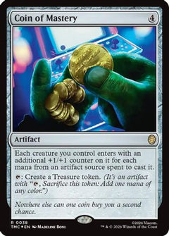 Coin of Mastery (Surge Foil) (38) [Commander: Teenage Mutant Ninja Turtles] foil - Deck Out Gaming