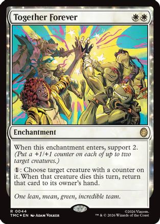 Together Forever (Surge Foil) (44) [Commander: Teenage Mutant Ninja Turtles] foil - Deck Out Gaming