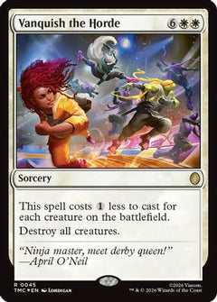 Vanquish the Horde (Surge Foil) (45) [Commander: Teenage Mutant Ninja Turtles] foil - Deck Out Gaming
