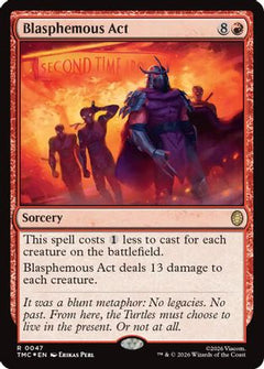 Blasphemous Act (Surge Foil) (47) [Commander: Teenage Mutant Ninja Turtles] foil - Deck Out Gaming