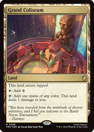 Grand Coliseum (Surge Foil) (68) [Commander: Teenage Mutant Ninja Turtles] foil - Deck Out Gaming
