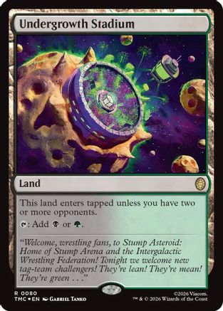Undergrowth Stadium (Surge Foil) (80) [Commander: Teenage Mutant Ninja Turtles] foil - Deck Out Gaming