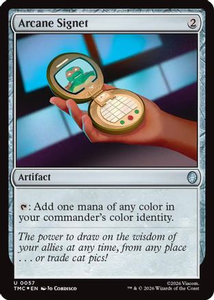 Arcane Signet (Surge Foil) (57) [Commander: Teenage Mutant Ninja Turtles] foil - Deck Out Gaming