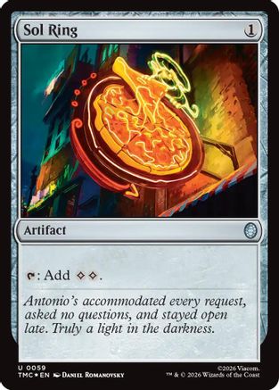 Sol Ring (Surge Foil) (59) [Commander: Teenage Mutant Ninja Turtles] foil - Deck Out Gaming