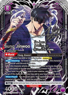 Sung Jinwoo (021) (SR**) (UE17BT/SLG-1-021) [UE17BT: SOLO LEVELING] Foil - Deck Out Gaming