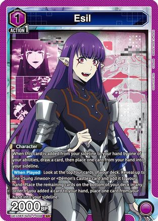 Esil (008) (UE17BT/SLG-1-008) [UE17BT: SOLO LEVELING] Foil - Deck Out Gaming