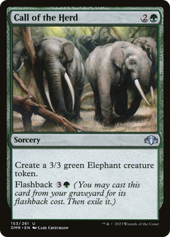 Call of the Herd (153) [Dominaria Remastered] foil - Deck Out Gaming