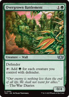 Overgrown Battlement (264) [Commander: Tarkir: Dragonstorm] - Deck Out Gaming