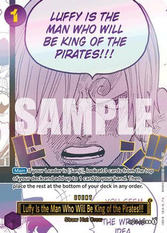 Luffy Is the Man Who Will Be King of the Pirates!!! (Japanese Version 3rd Anniversary Set) (OP12-079) [One Piece Promotion Cards] Foil-1